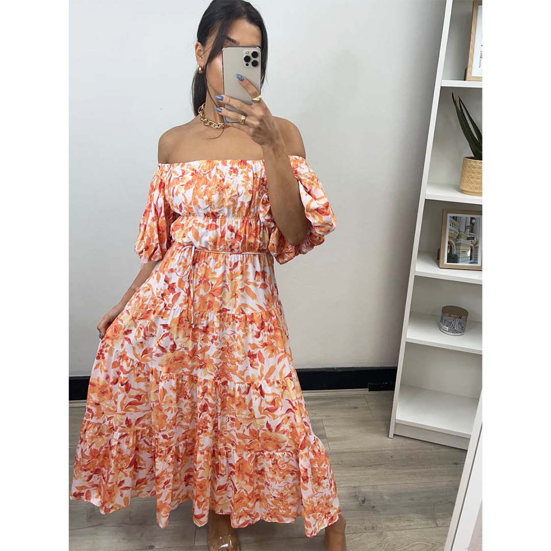 Orange blossom clearance dress