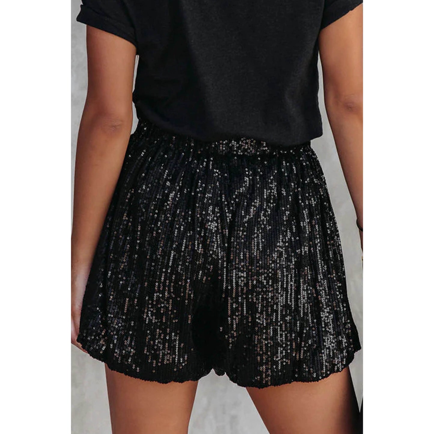 LOLA SEQUIN SHORTS GOLD: Mulholland Drive