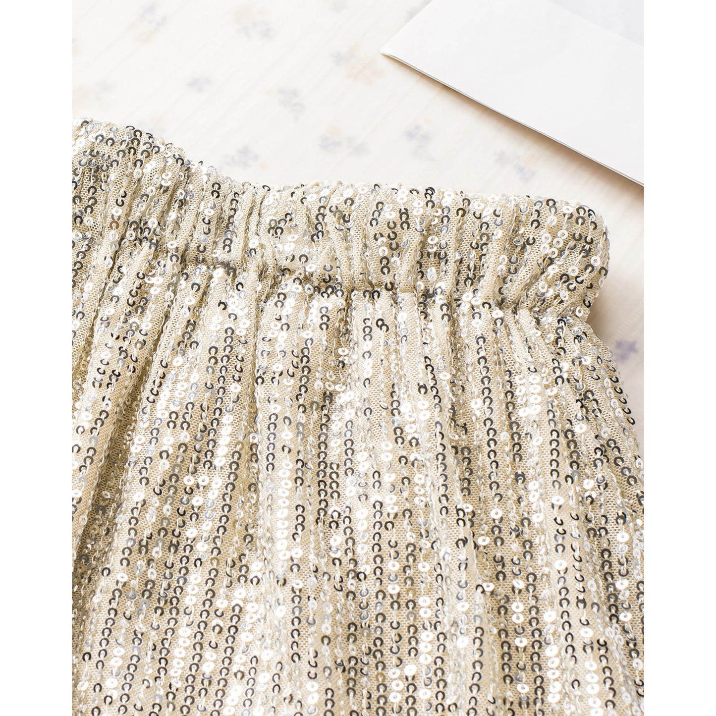 LOLA SEQUIN SHORTS GOLD: Mulholland Drive