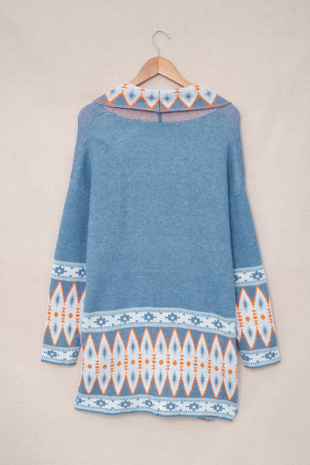 ARIZONA LONG CARDI (Blue)