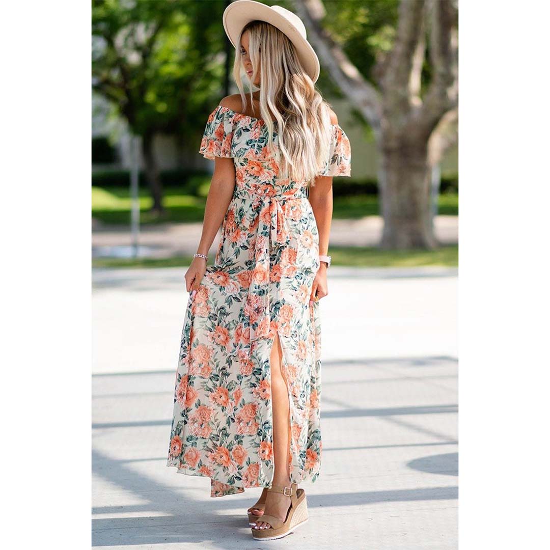 GARDENIA CHIFFON MAXI